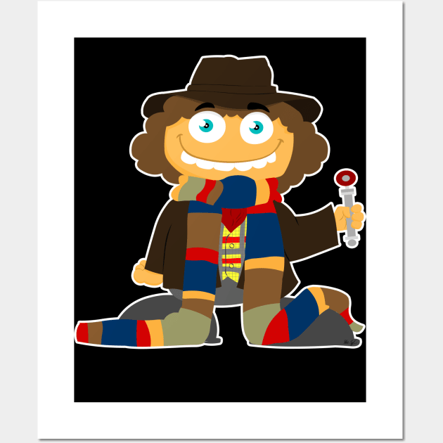 4th Doctor Wall Art by scoffin